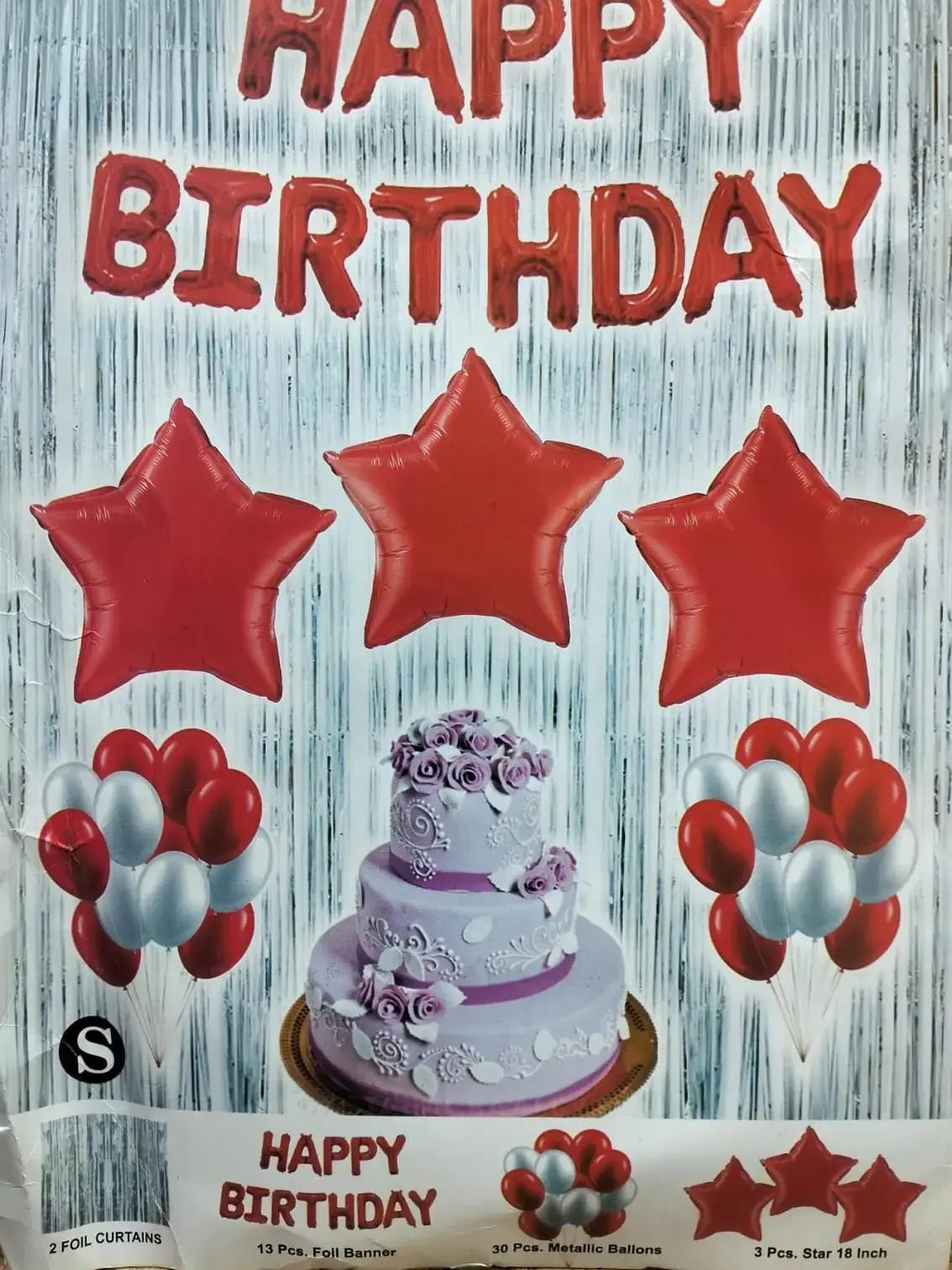 3 Star Bday Combo 3pc set
